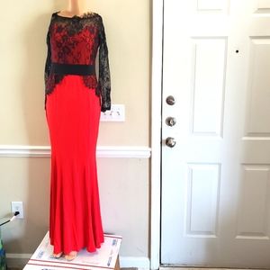 Viwenni long sleeves evening maxi dress